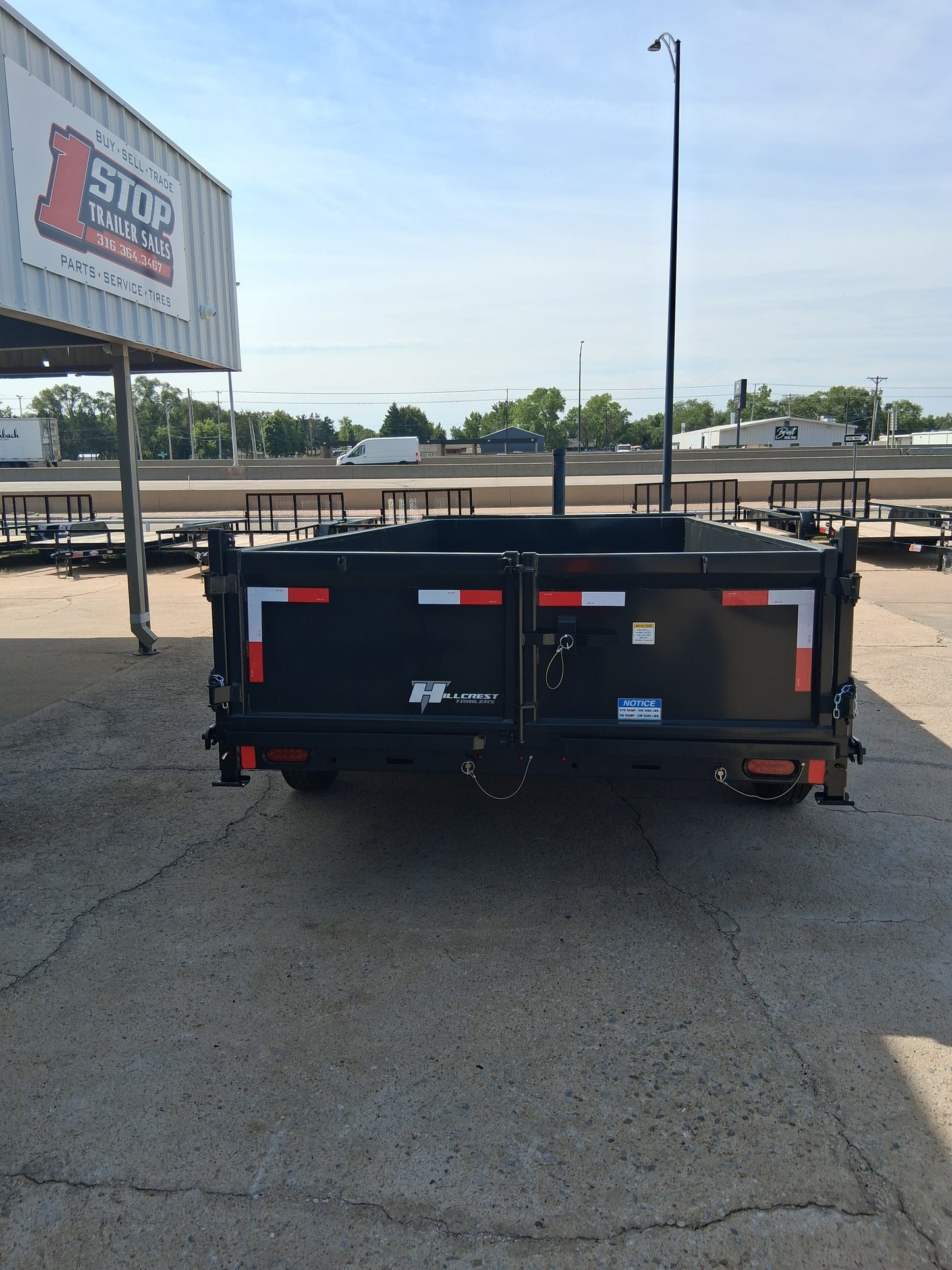 7X14 14K DUMP TRAILER 24" SIDES H250863