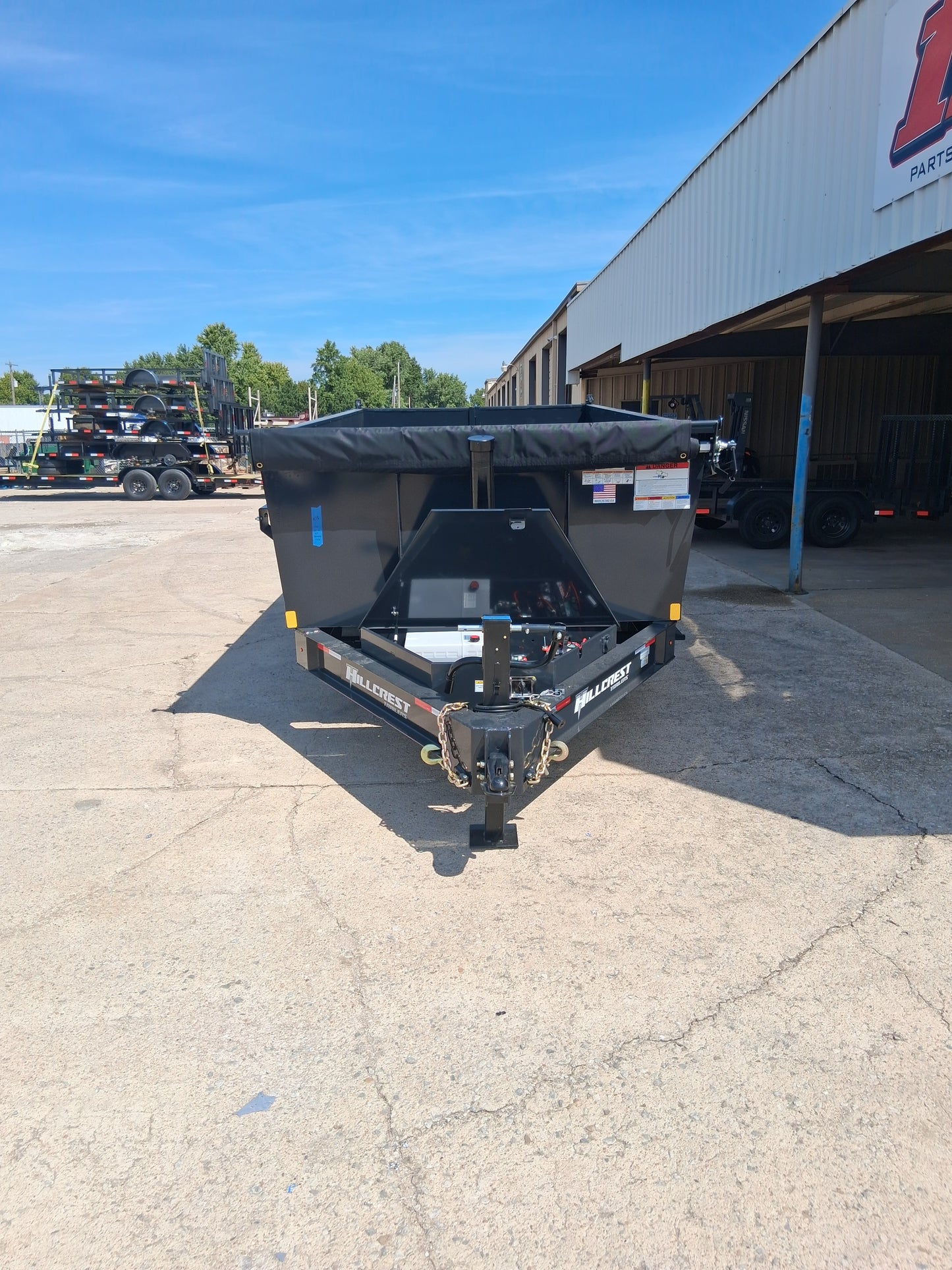 7X16 DUMP TRAILER 40" SIDES H250914
