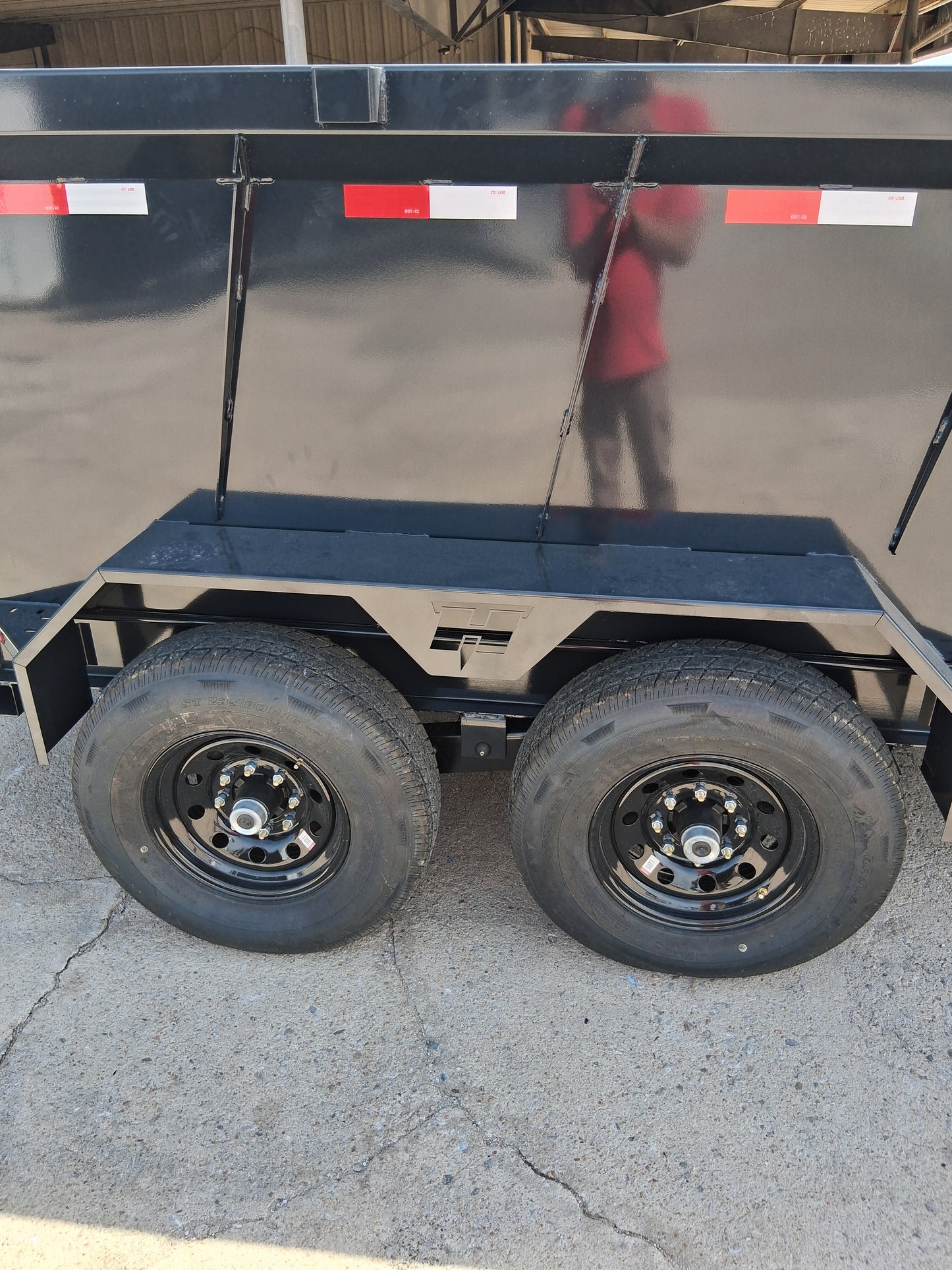 7X16 DUMP TRAILER 40" SIDES H250914