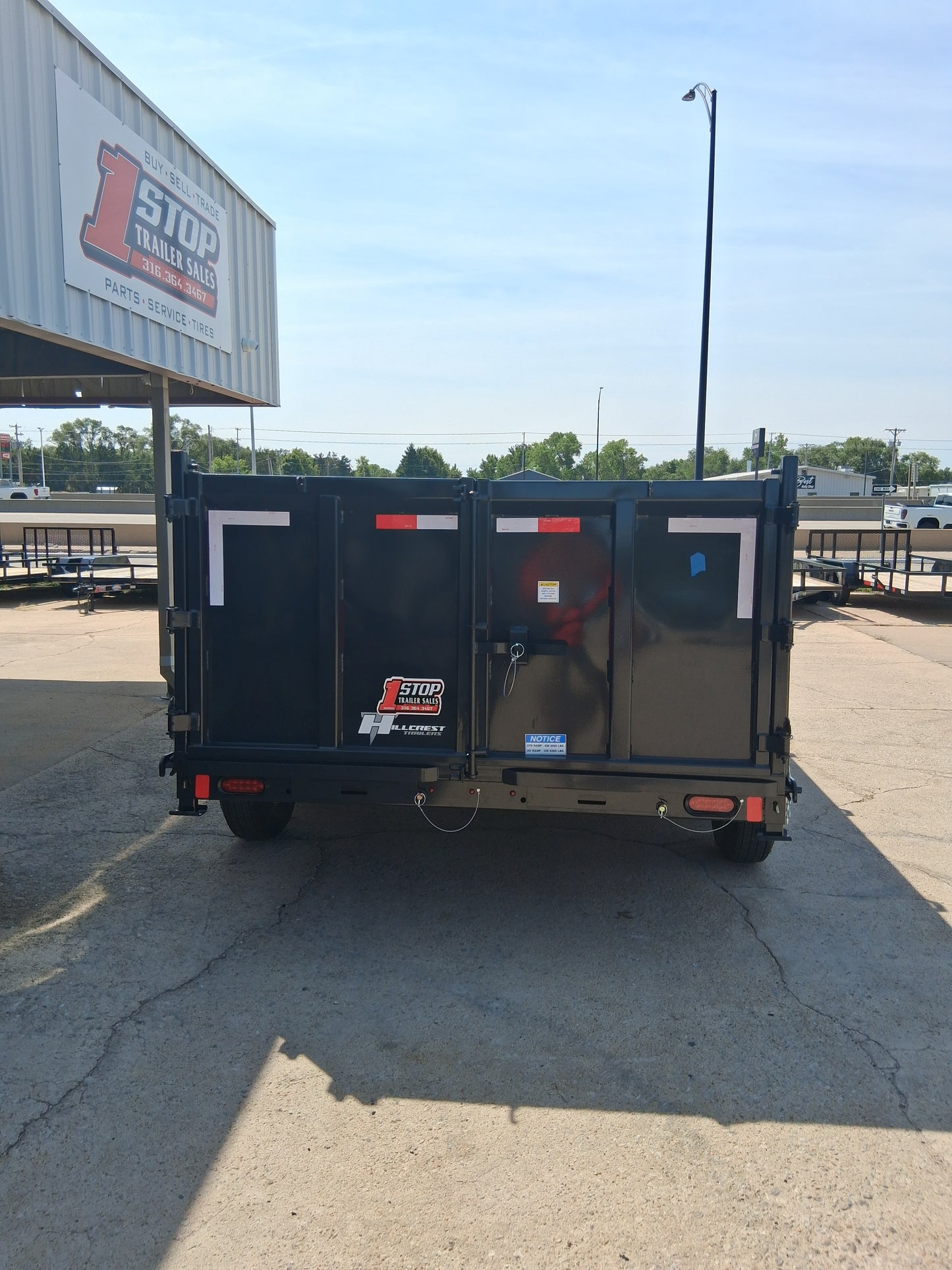 7X14 DUMP TRAILER 40" SIDES H250916