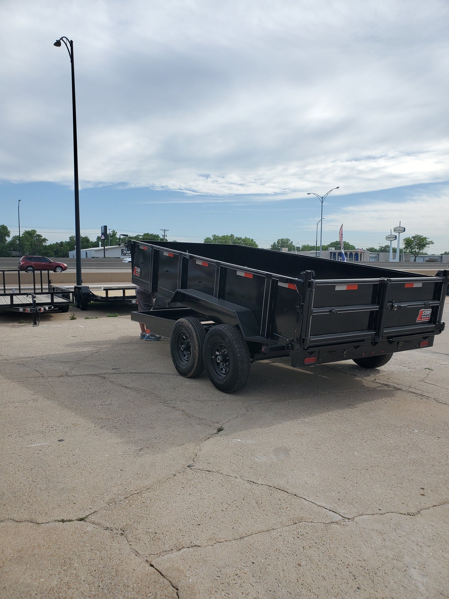 PRECISION 16ft Dump Trailer