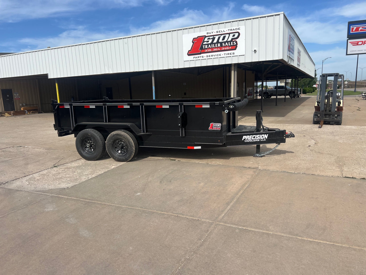 PRECISION 16ft Dump Trailer