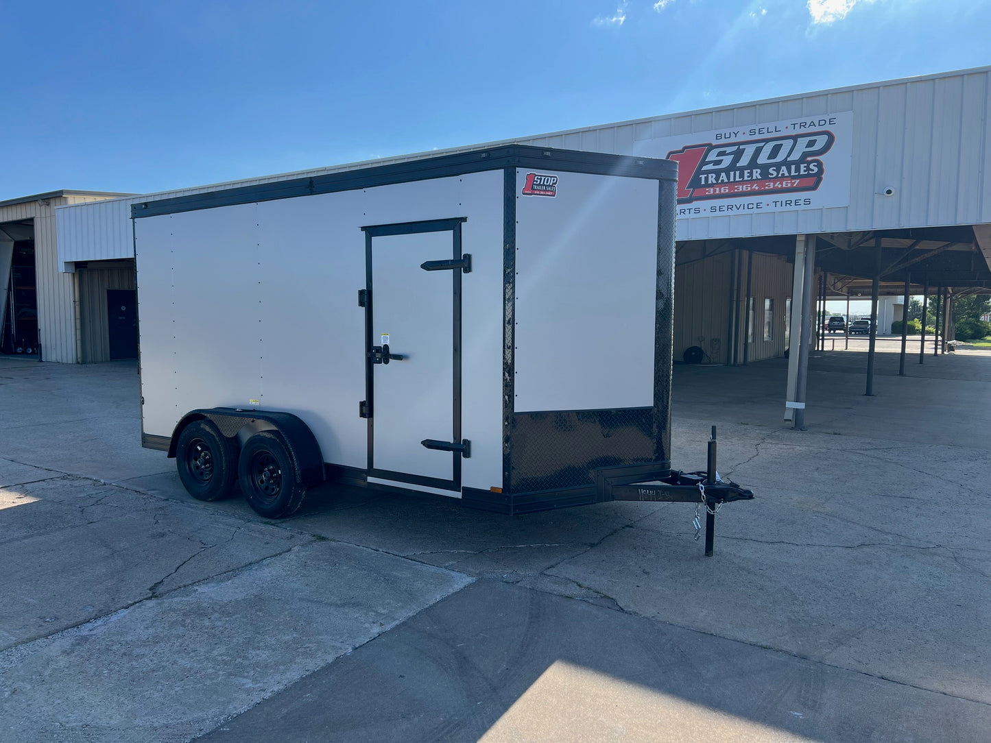 7ft X 14ft Enclosed Trailer C25-1844