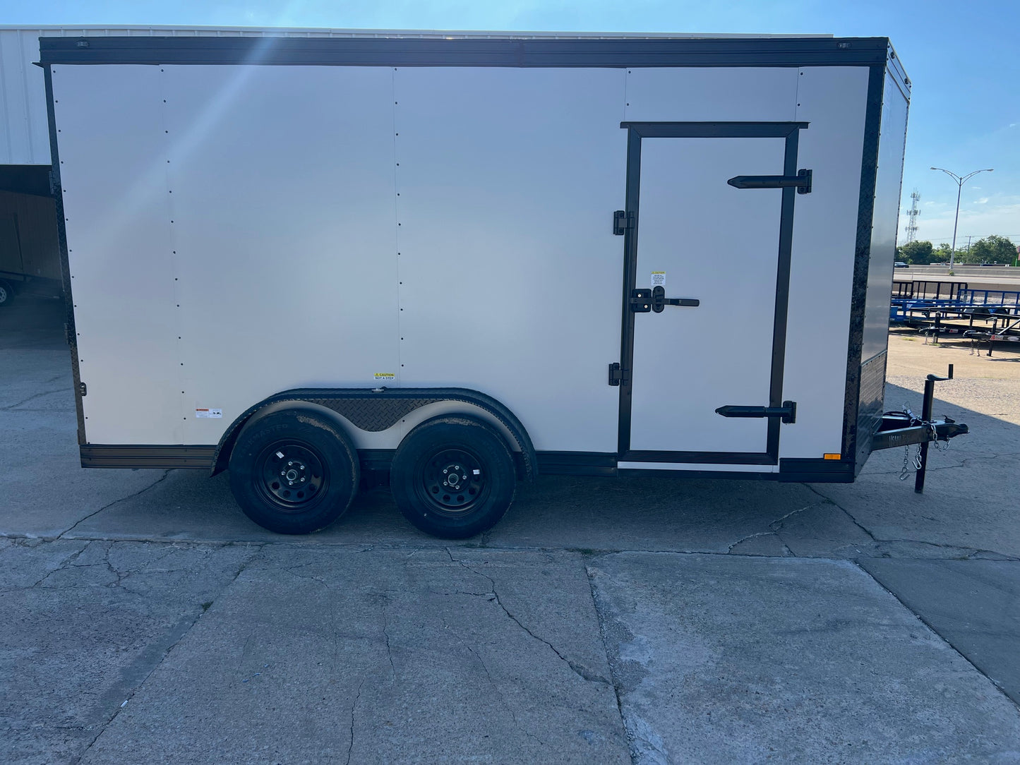 7ft X 14ft Enclosed Trailer C25-1844