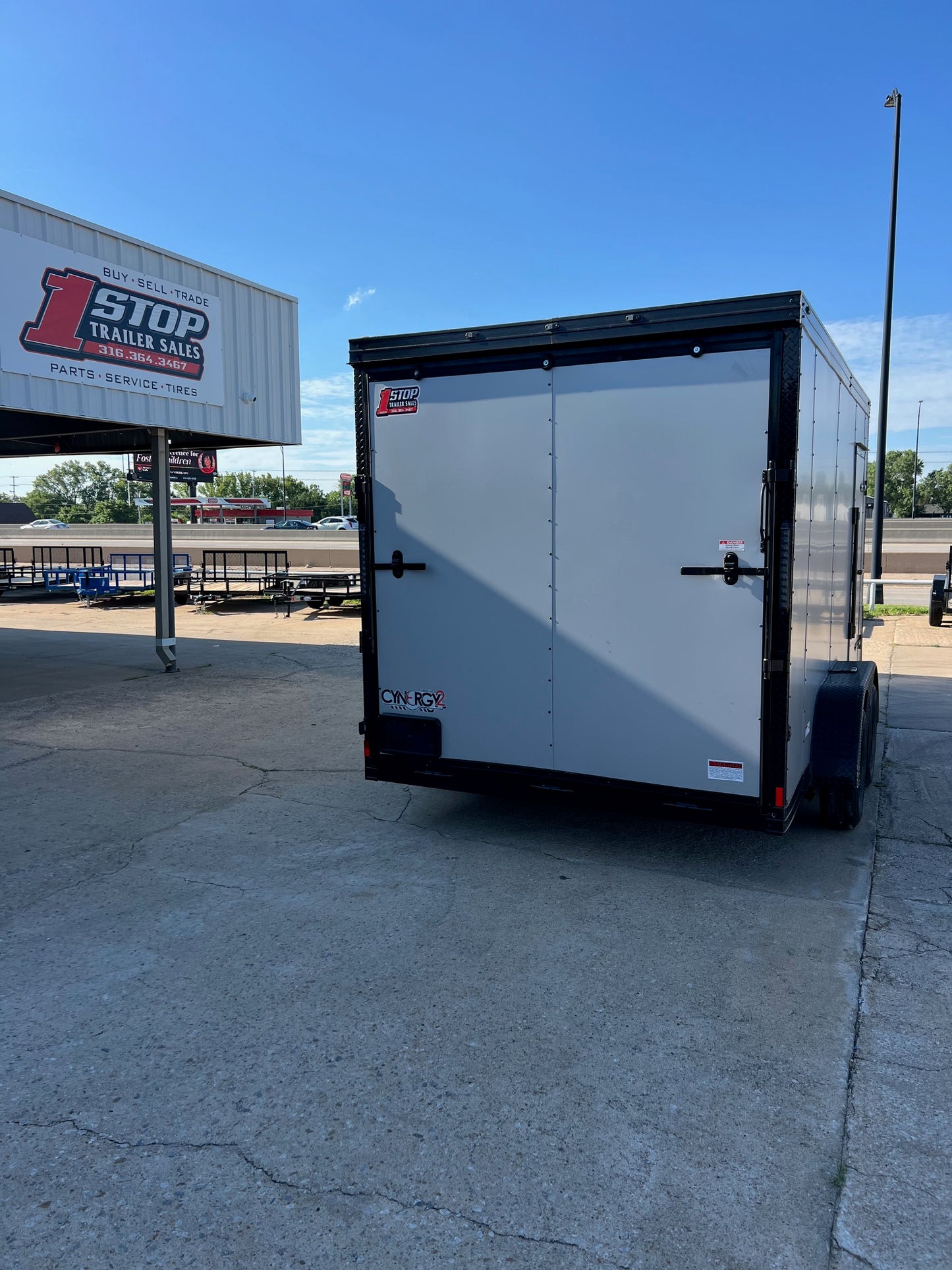 7ft X 14ft Enclosed Trailer C25-1844