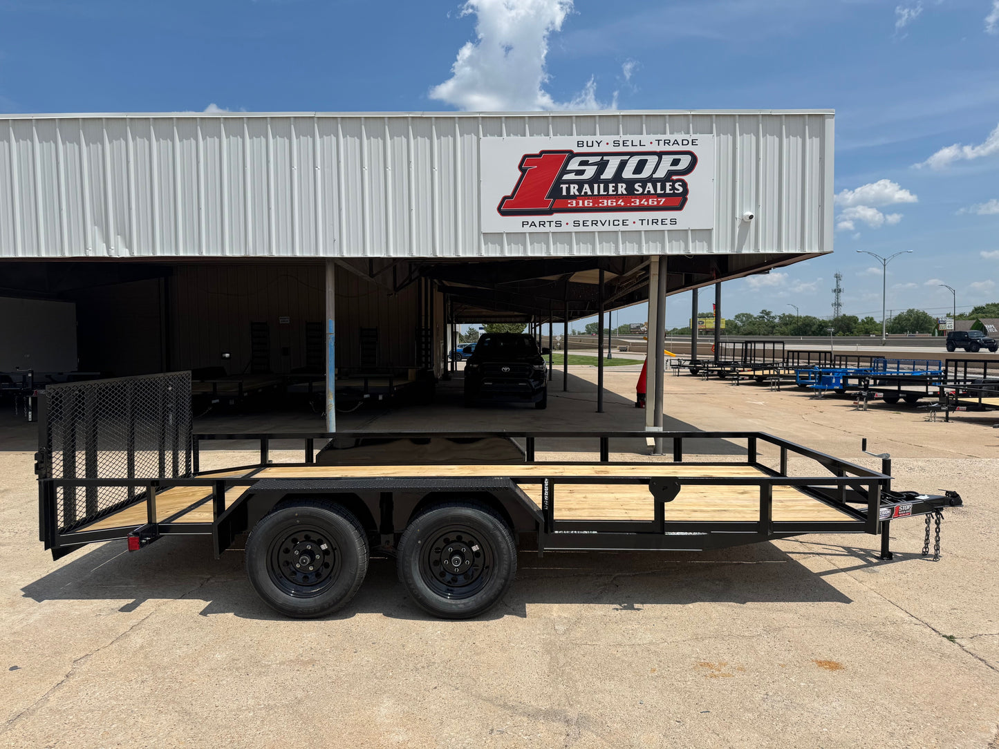 Precision 77"X16' TA Utility Trailer P251693
