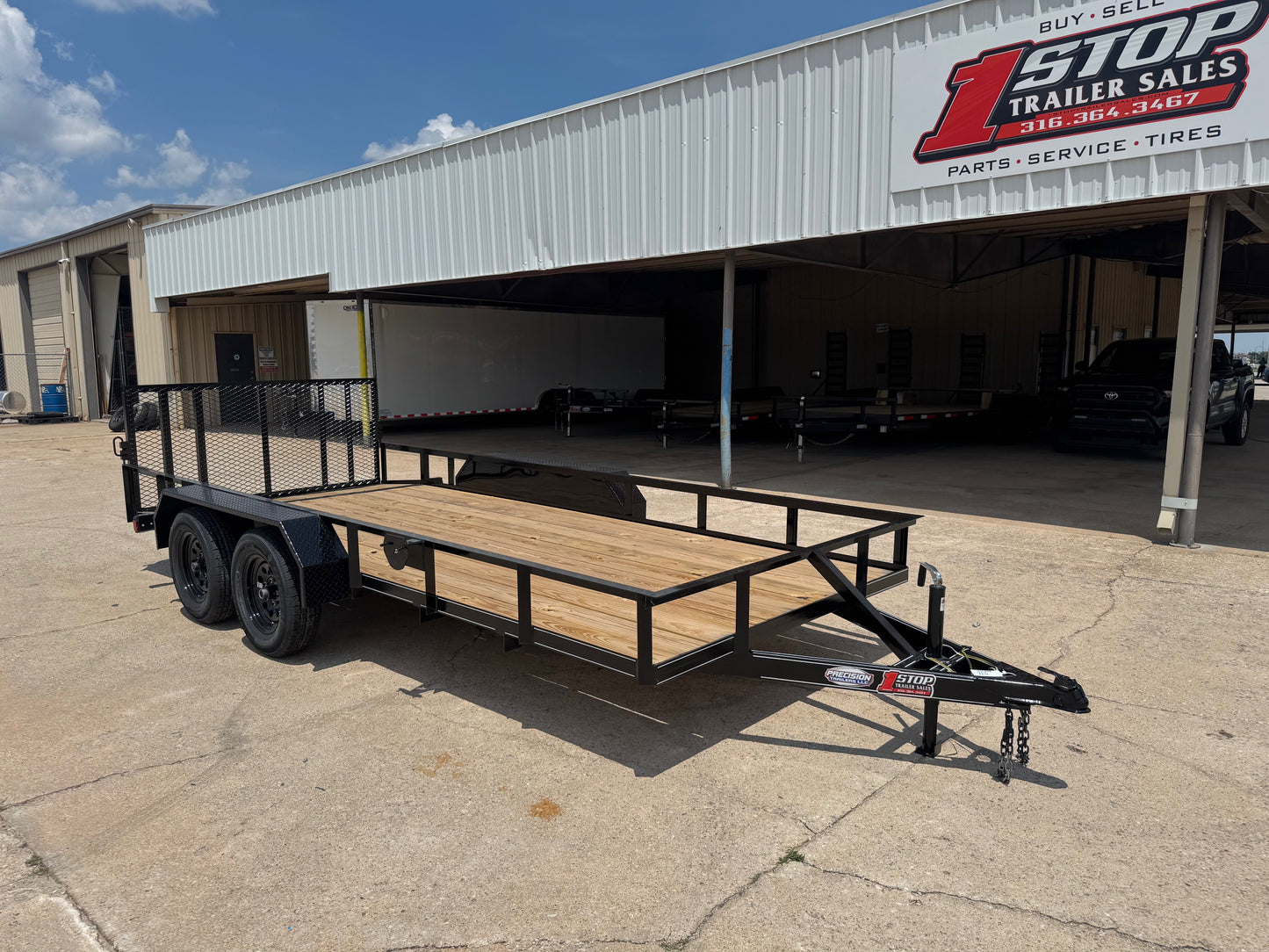 Precision 77"X16' TA Utility Trailer P251698