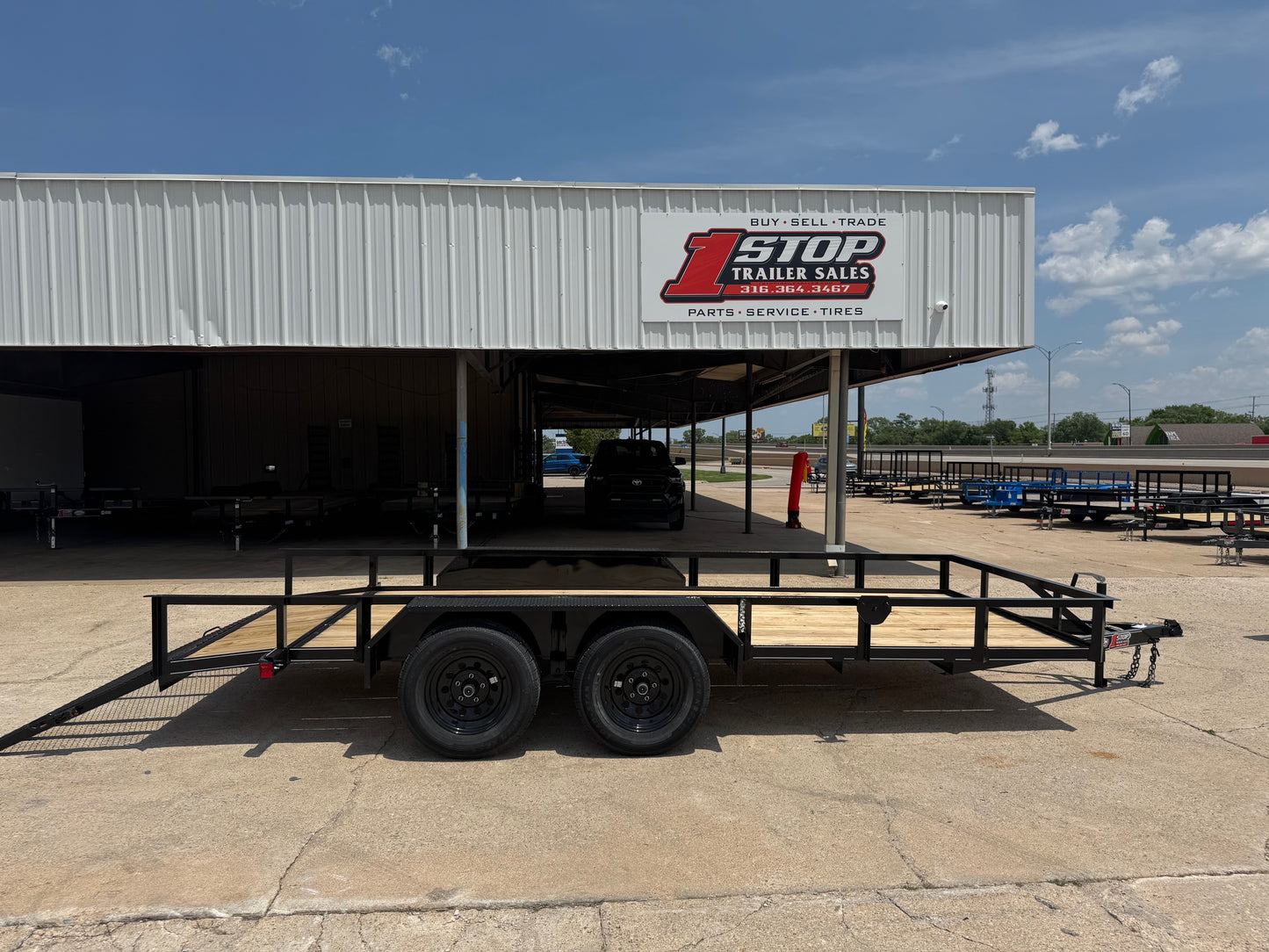 Precision 77"X16' TA Utility Trailer P251698