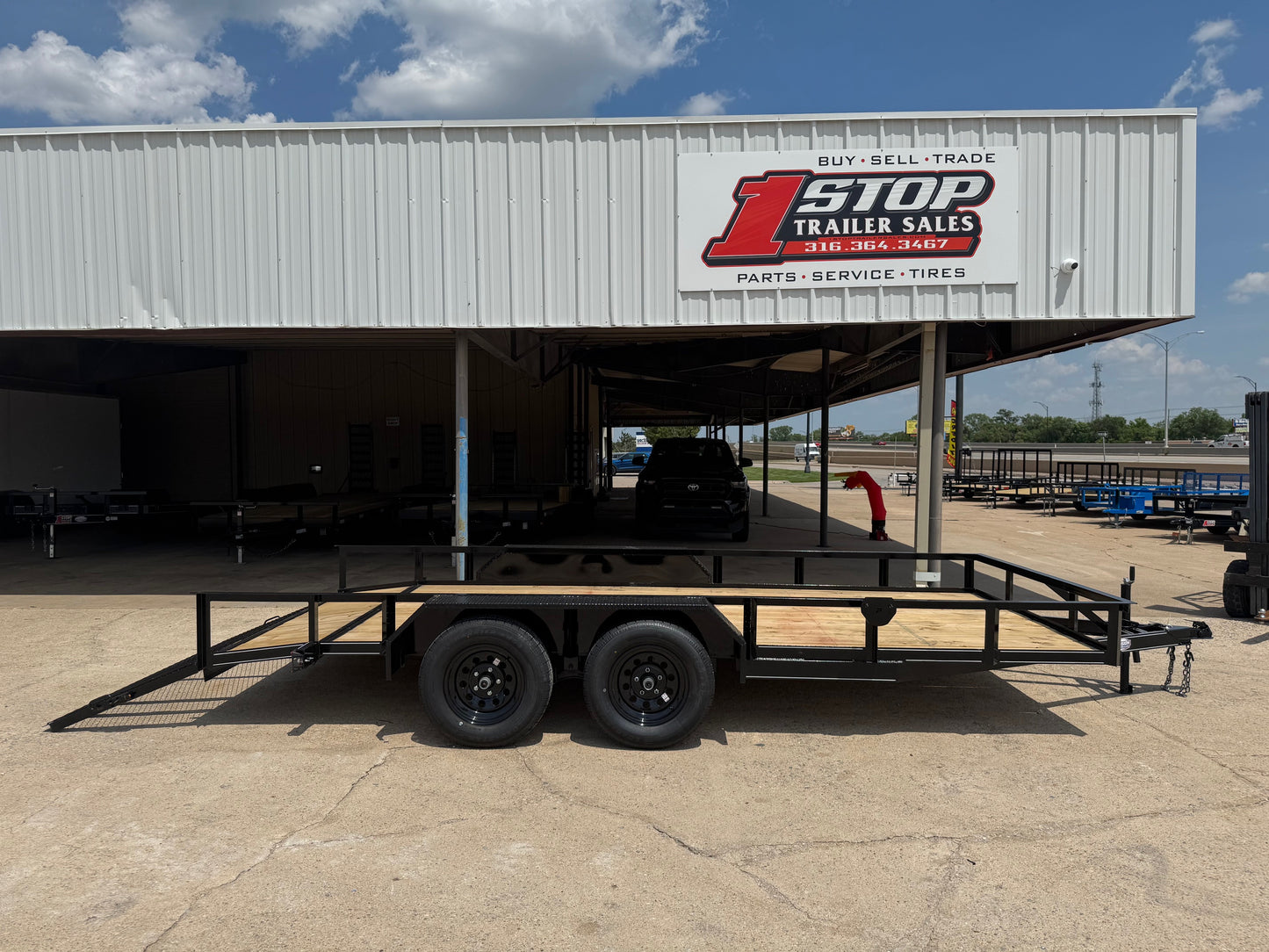 Precision 83"X16' TA Utility Trailer W/B P251702