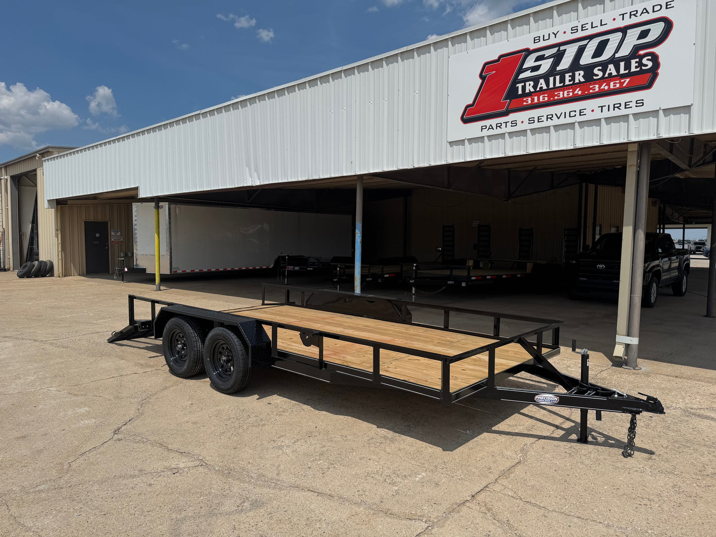 Precision 83"X16' TA Utility Trailer W/B P251702