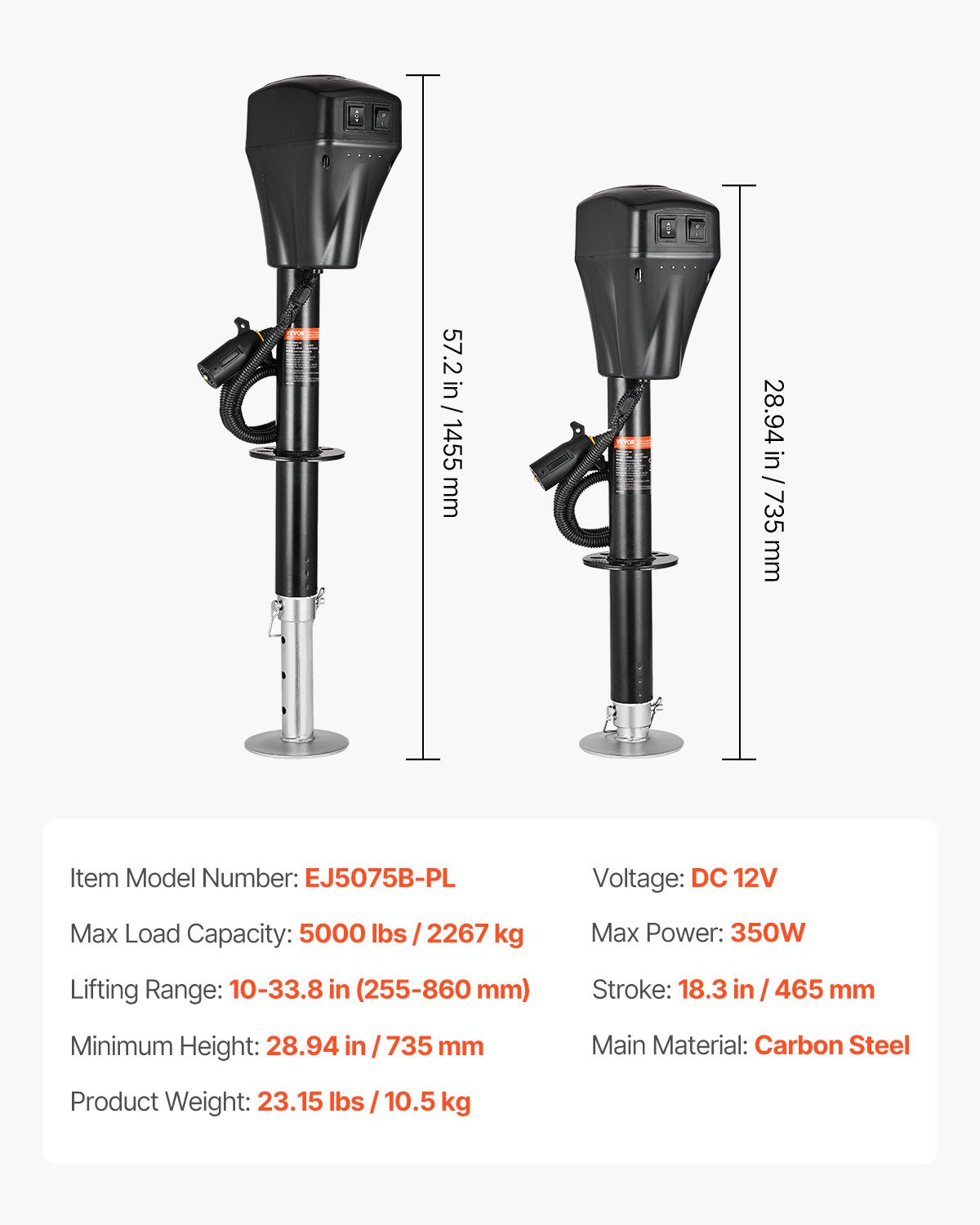 VEVOR 5K ELECTRIC JACK