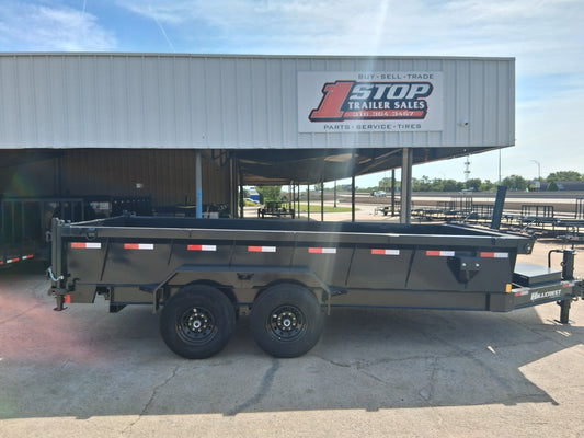 7X16 14K DUMP TRAILER 24" SIDES H250917