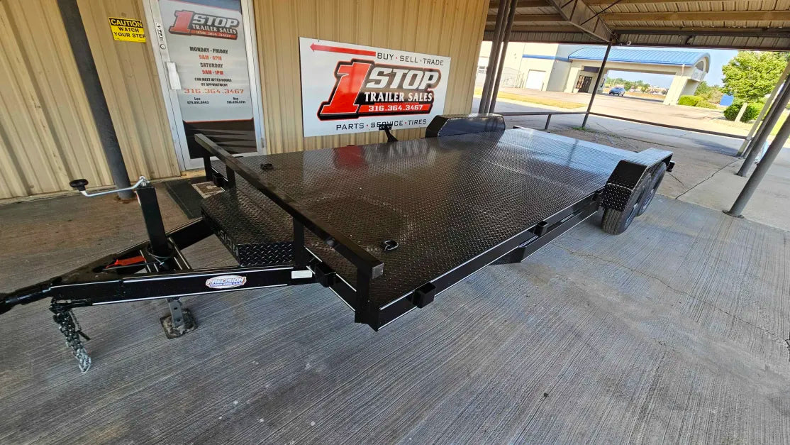 83"X20' PRECISION Steel Floor Car Hauler