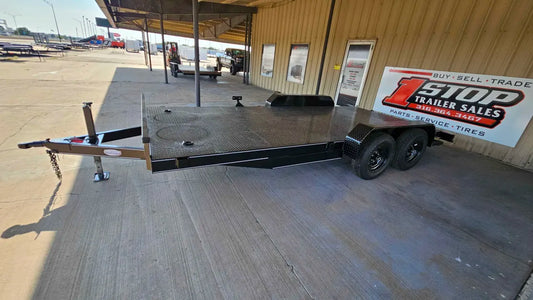 83"X18' PRECISION Steel Floor Car Hauler