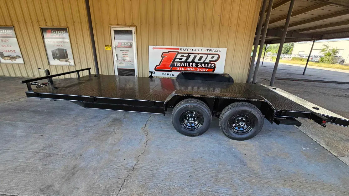 83"X20' PRECISION Steel Floor Car Hauler