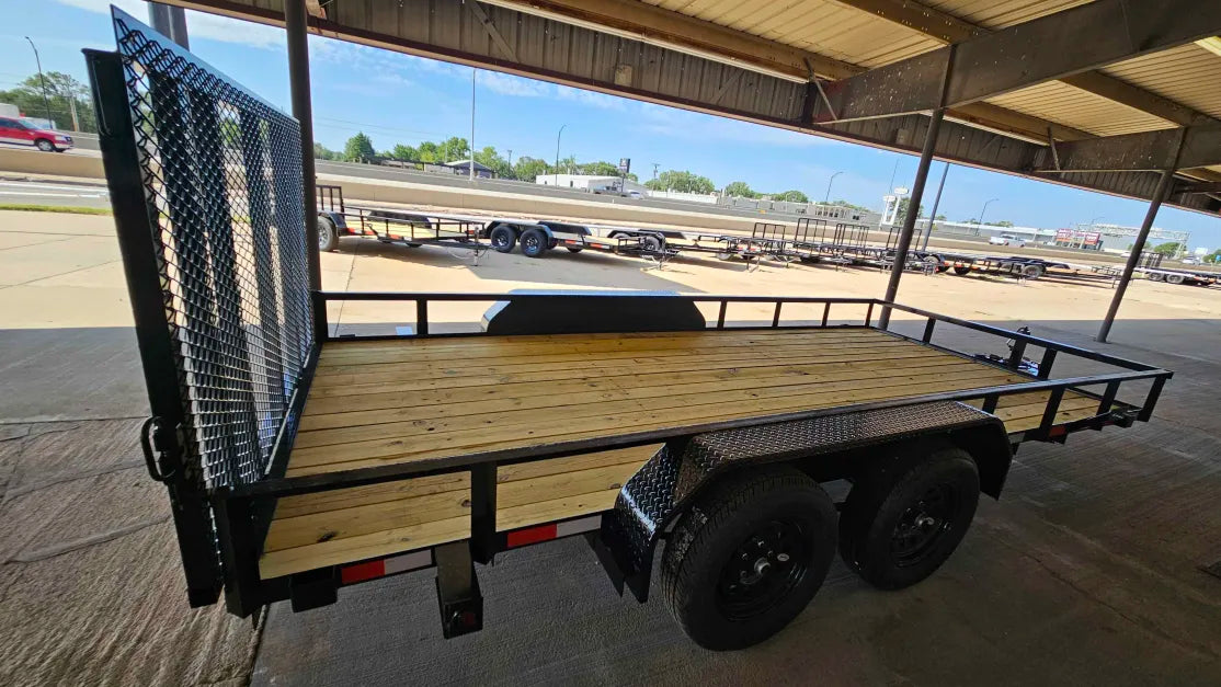 83"X16' KL TA Utility Trailer w/4ft Gate w/B