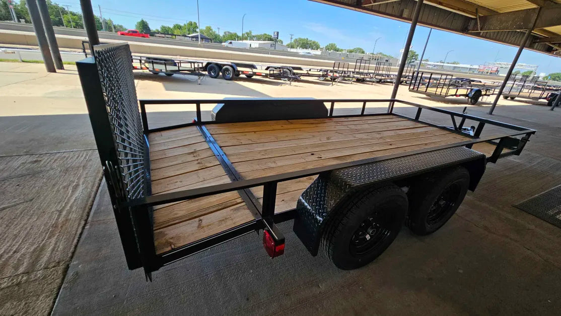 77"X14' PRECISION TA Utility Trailer