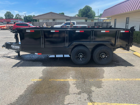 14ft  PRECISION Dump Trailer