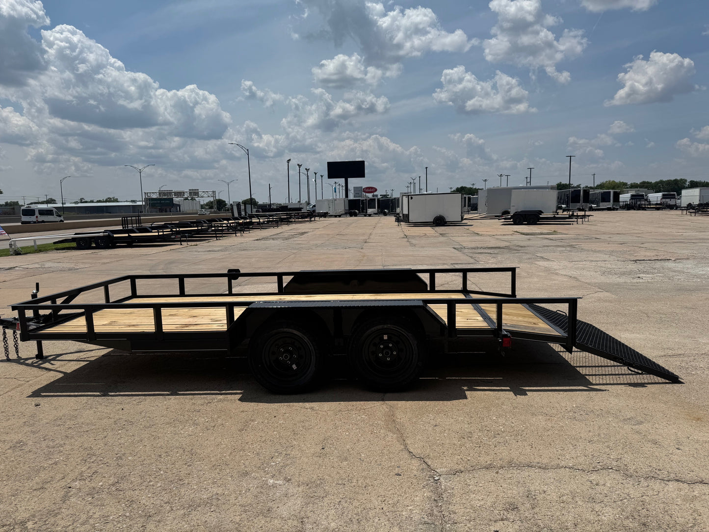 Precision 77"X16' TA Utility Trailer P251698