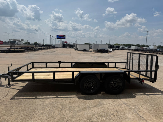 Precision 83"X16' TA Utility Trailer W/B P251702