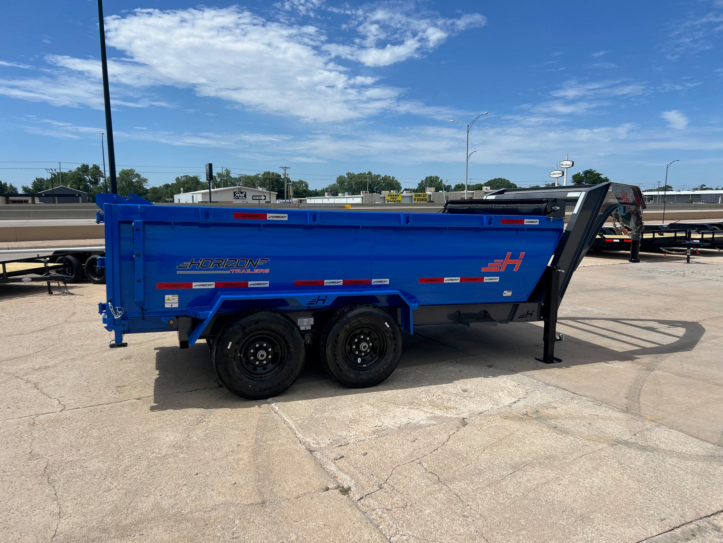 14' HORIZON GN DUMP TRAILER H243183