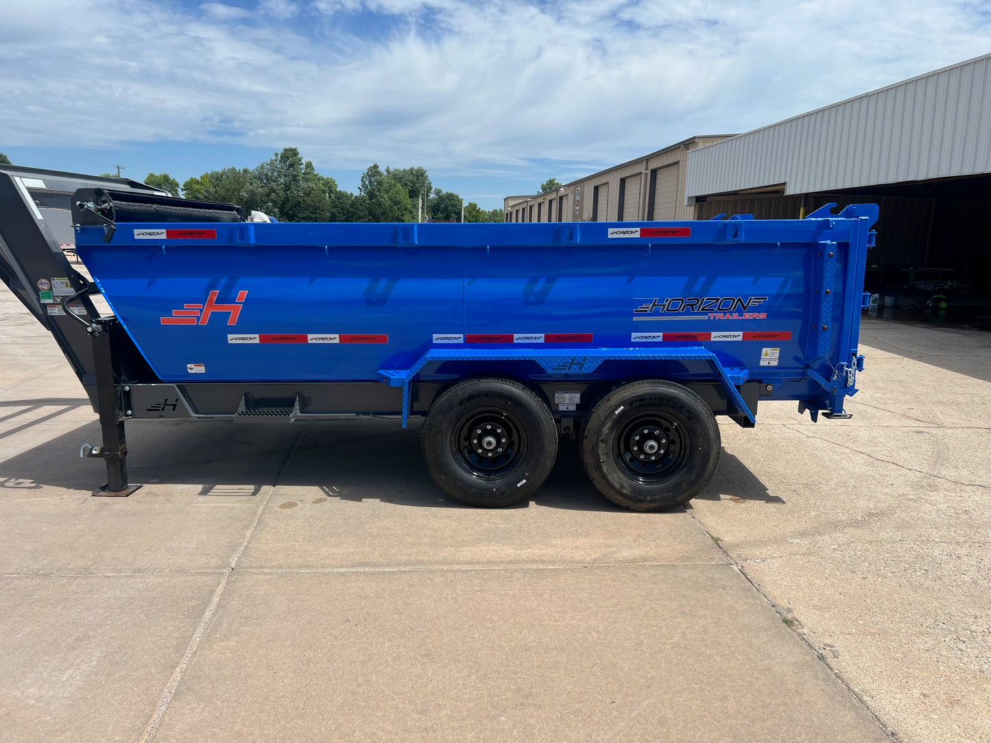 14' HORIZON GN DUMP TRAILER H243183