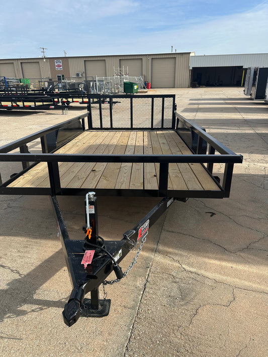 83"X16' KL Pipe Top Utility Trailer