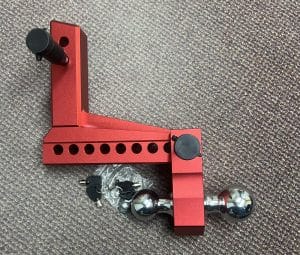 ALM 2 RECEIVER 8 INCH DROP RED