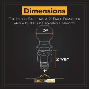 GH40004 – 2INCH Chrome Hitch Ball