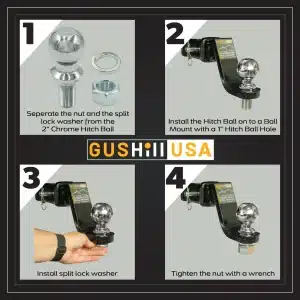 GH40004 – 2INCH Chrome Hitch Ball