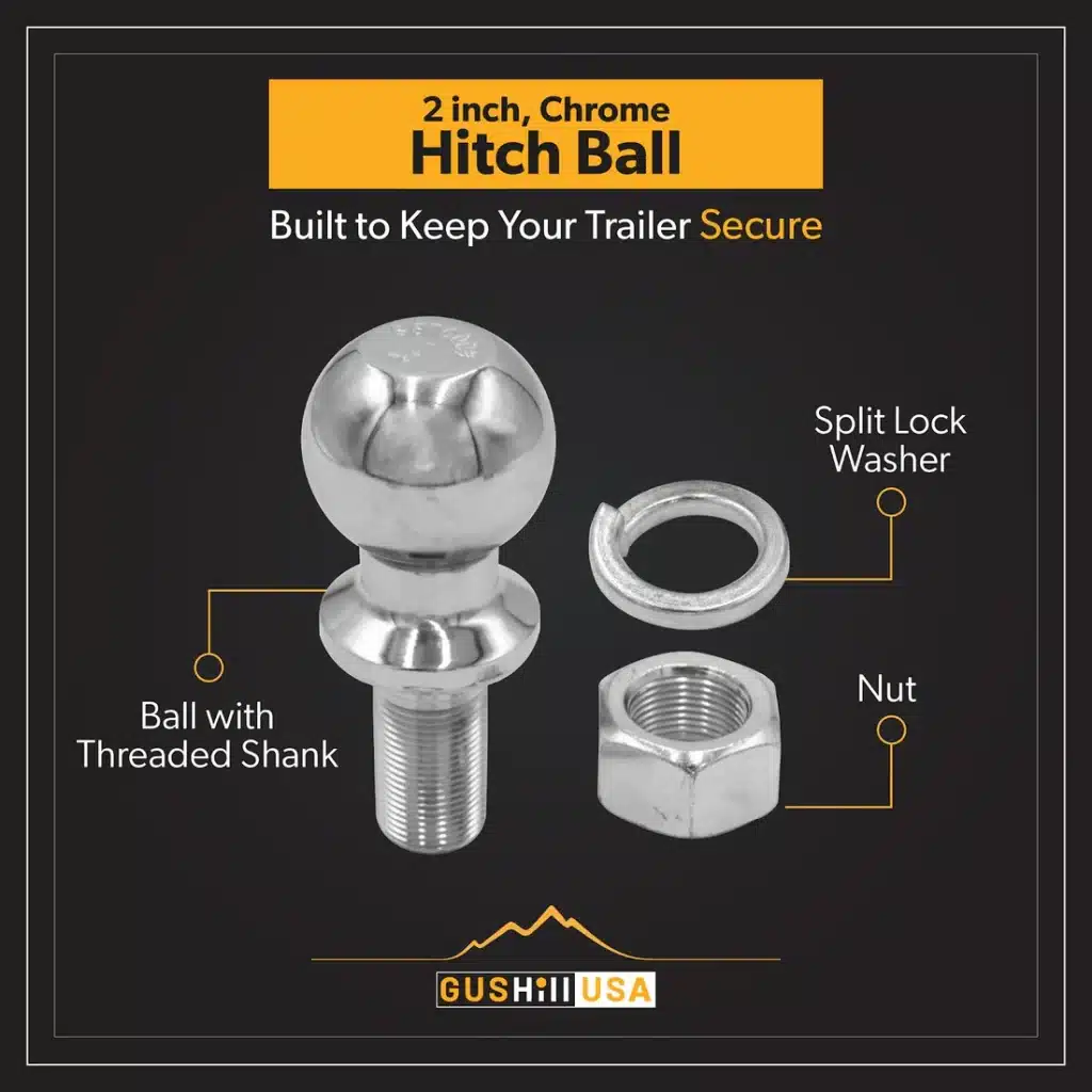 GH40004 – 2INCH Chrome Hitch Ball