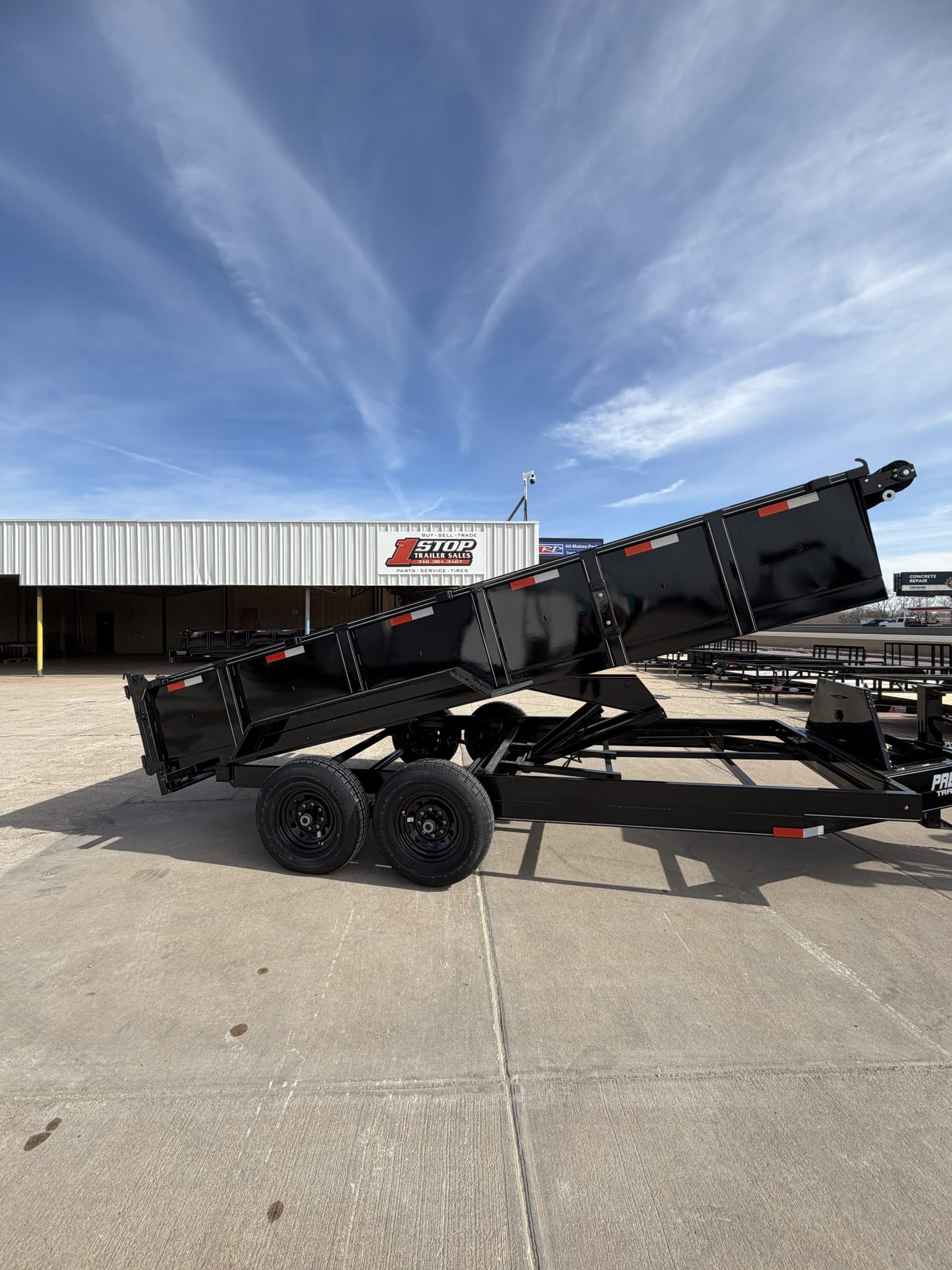 2026 Precision Trailers LLC. 7 x 16 DUMP TRAILER- #P263336