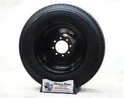 235/75/17.5 18PLY  8 LUG SOLID BLACK