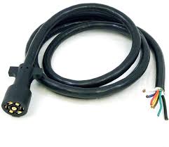 7 Way w/ Center Pin 8Ft Cord